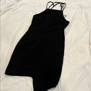 Express Black Midi Dress